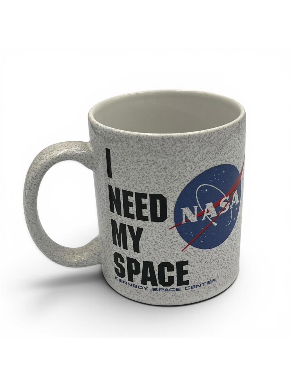 Vintage NASA Kennedy Space Center I Need My Space Ceramic Mug - Picture 2 of 4
